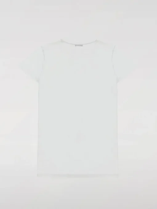Abito a t-shirt in cotone con logo Balmain