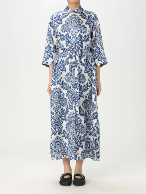 Abito chemisier 'S Max Mara in seta stampata