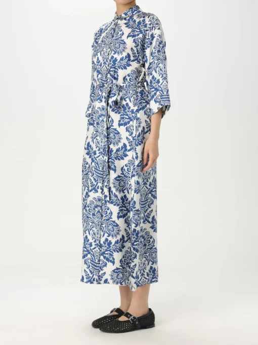 Abito chemisier 'S Max Mara in seta stampata
