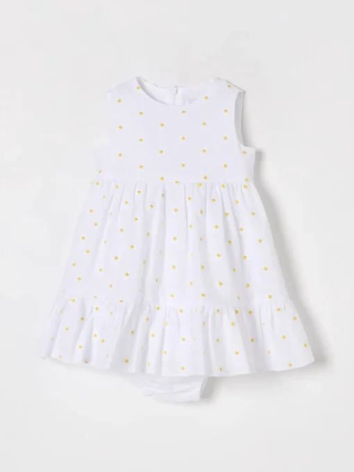 Abito con culotte in cotone con margherite Il Gufo