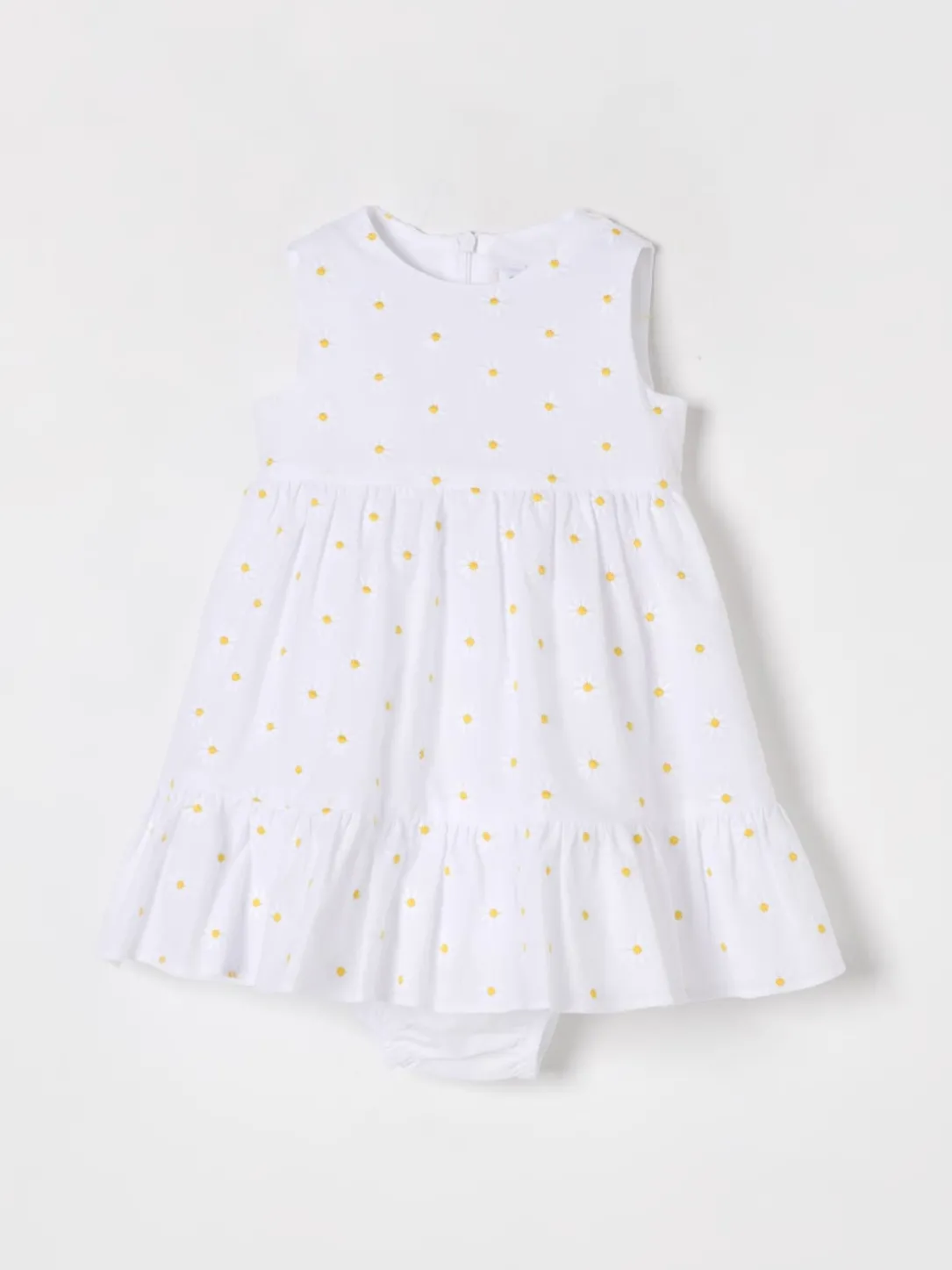 Abito con culotte in cotone con margherite Il Gufo