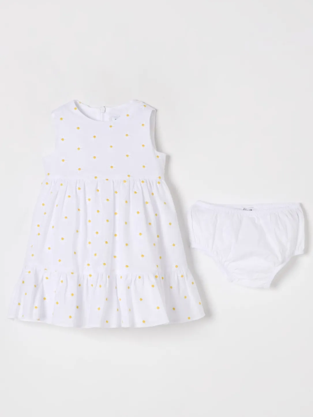 Abito con culotte in cotone con margherite Il Gufo