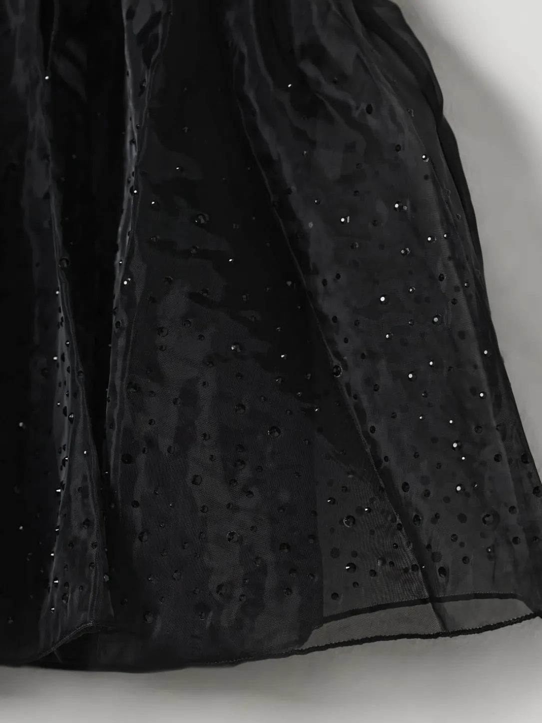 Abito in tulle con strass Karl Lagerfeld Kids