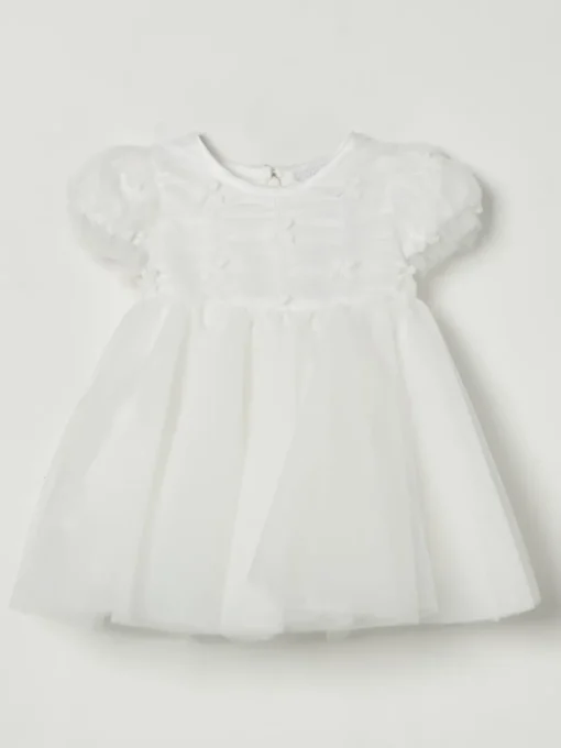 Abito in tulle Monnalisa con fiori