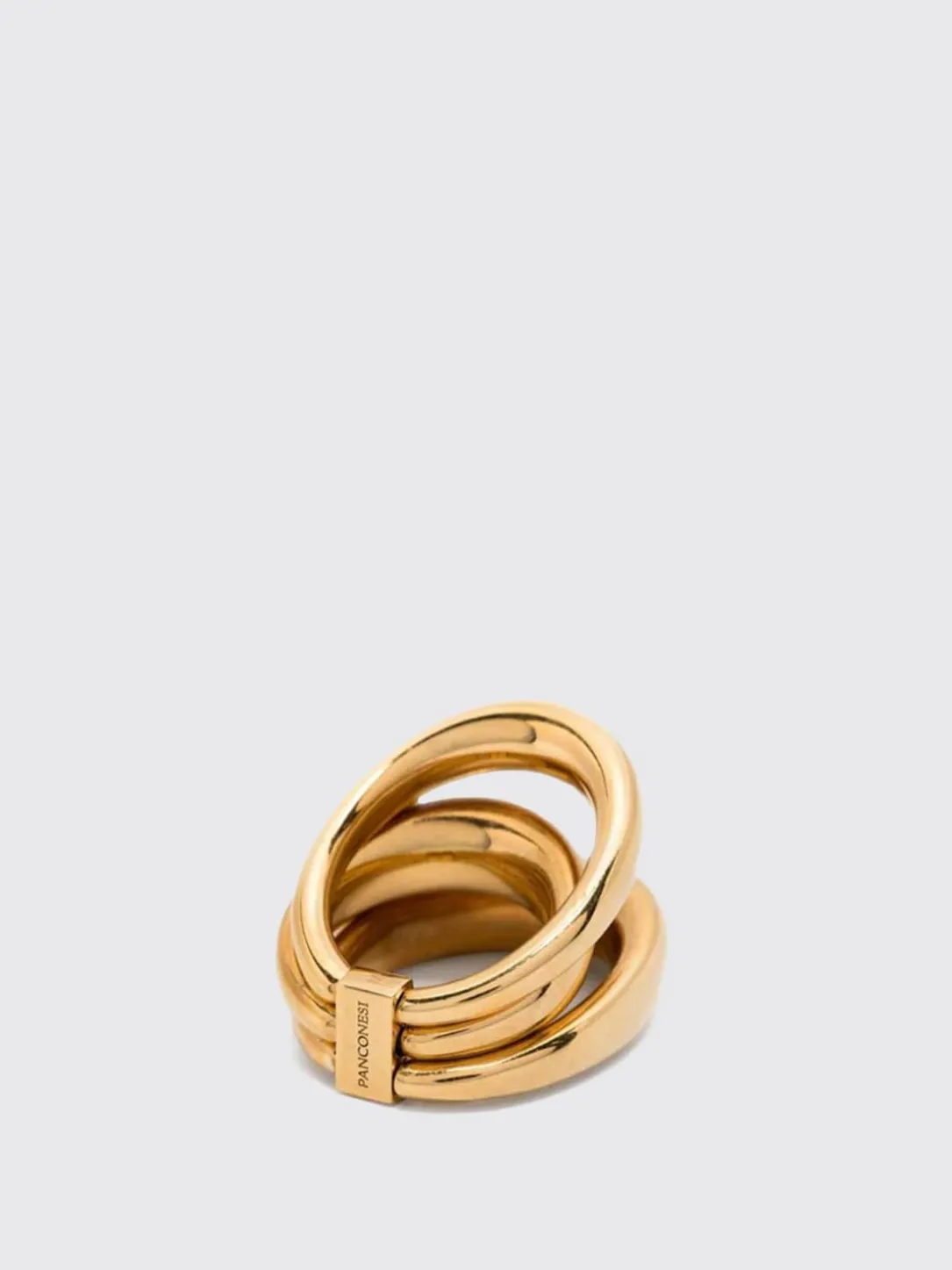 Anello Blow Up Panconesi in ottone placcato oro