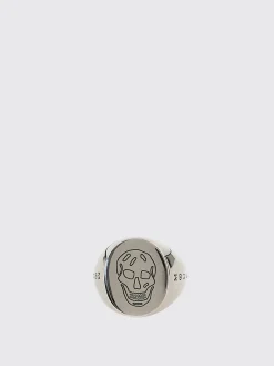 Anello Skull McQueen in ottone