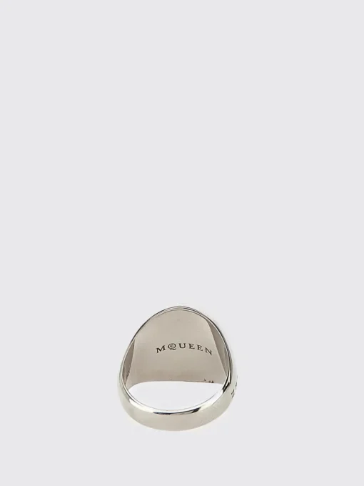 Anello Skull McQueen in ottone