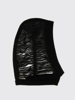 Balaclava Rick Owens in lana sfrangiata