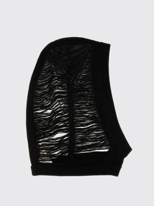 Balaclava Rick Owens in lana sfrangiata