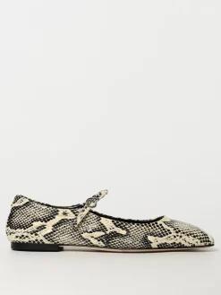 Ballerina Aeyde in pelle stampa pitone