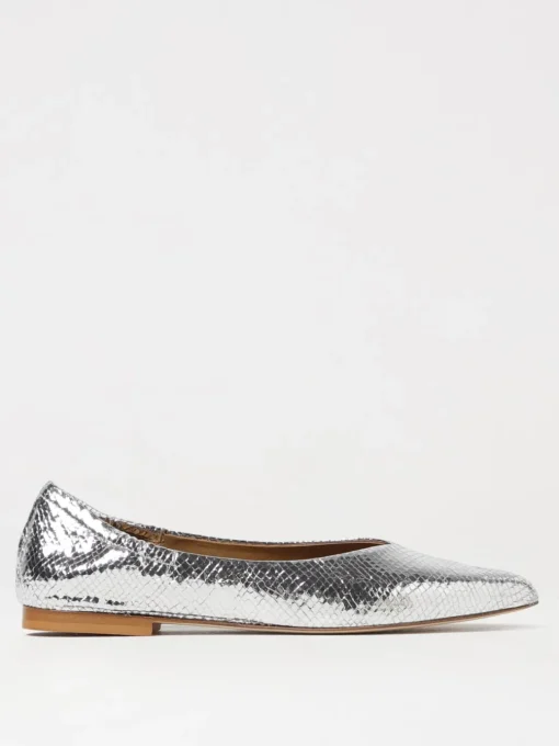 Ballerina Anna F. in pelle laminata stampa pitone