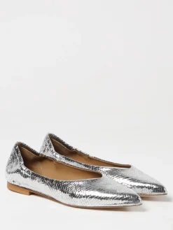 Ballerina Anna F. in pelle laminata stampa pitone