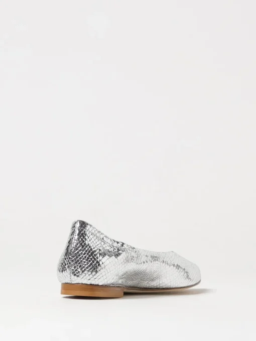 Ballerina Anna F. in pelle laminata stampa pitone