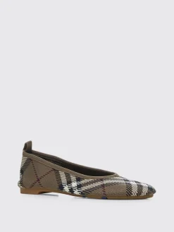 Ballerina Baby Burberry in maglia con Check jacquard