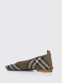 Ballerina Baby Burberry in maglia con Check jacquard