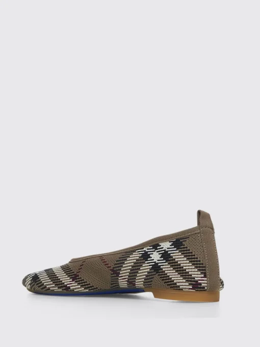 Ballerina Baby Burberry in maglia con Check jacquard