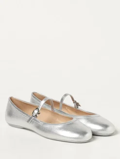 Ballerina Carla Gianvito Rossi in nappa laminata