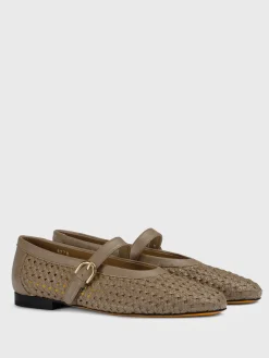 Ballerina Doucal's in nappa intrecciata