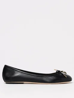 Ballerina Iris Chloè in pelle con fiocco