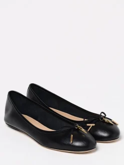 Ballerina Iris Chloè in pelle con fiocco
