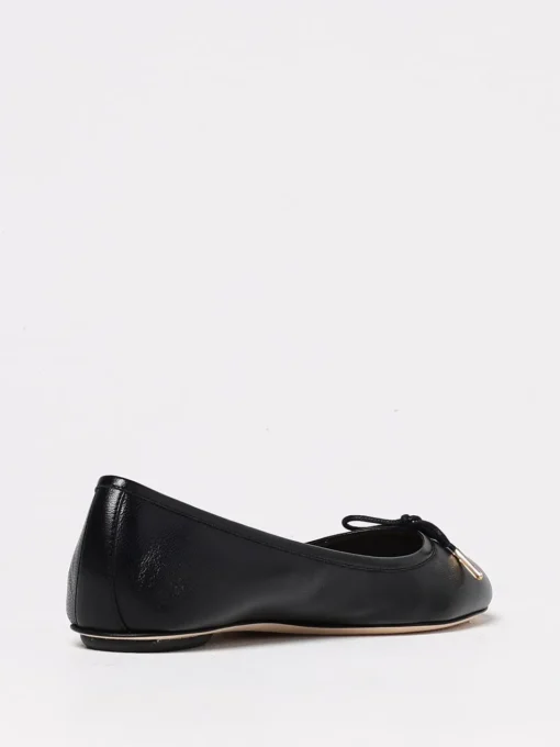 Ballerina Iris Chloè in pelle con fiocco