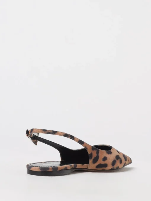 Ballerina Jessica Paris Texas in camoscio stampa animalier
