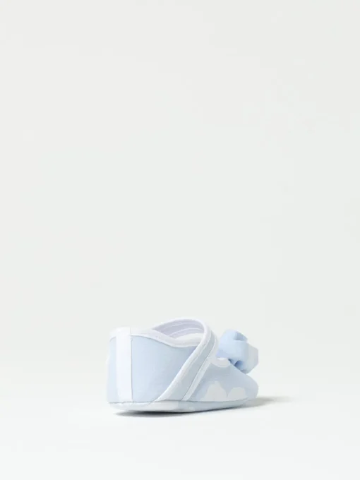 Ballerina Le Bebe' in cotone con fiore applicato