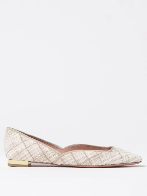 Ballerina Maia Aquazzura in tweed