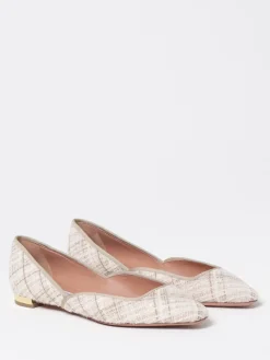 Ballerina Maia Aquazzura in tweed