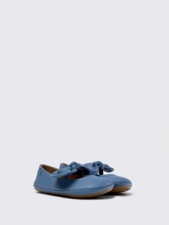 Ballerina Right Camper in pelle a grana naturale con fiocco