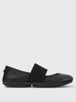 Ballerina Right Camper in pelle e tessuto