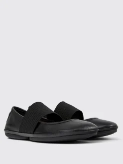 Ballerina Right Camper in pelle e tessuto