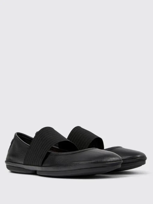 Ballerina Right Camper in pelle e tessuto