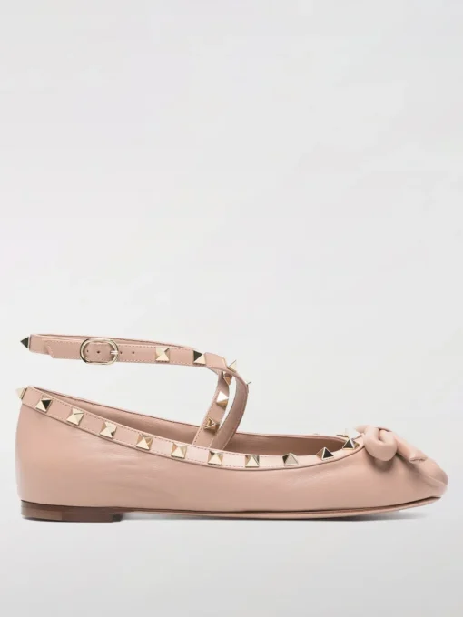 Ballerina Rockstud Valentino Garavani in pelle