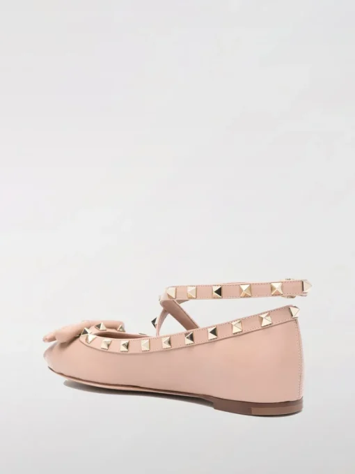 Ballerina Rockstud Valentino Garavani in pelle