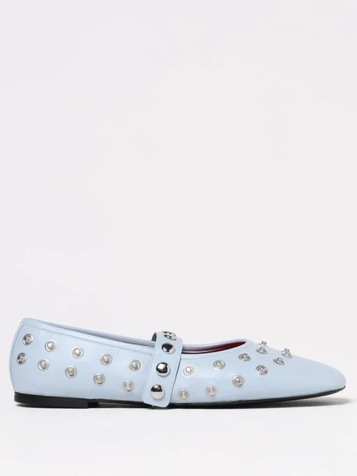 Ballerina Ryder Stella McCartney in pelle sintetica con borchie