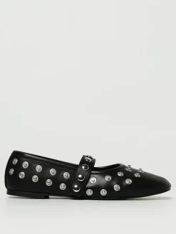 Ballerina Stella McCartney in pelle sintetica con applicazioni