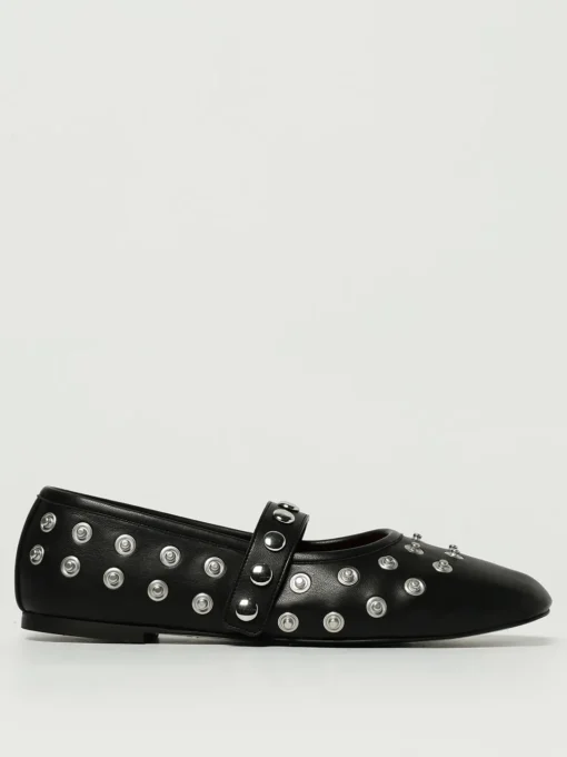 Ballerina Stella McCartney in pelle sintetica con applicazioni