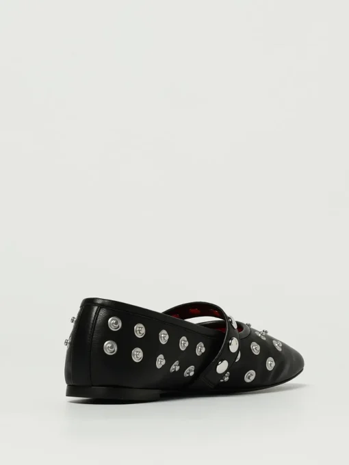Ballerina Stella McCartney in pelle sintetica con applicazioni