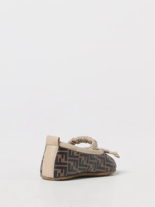 Ballerine in pelle di vitello FF Fendi