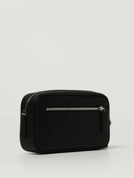 Beauty case in pelle sintetica saffiano Emporio Armani