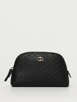 Beuty case Twinset in pelle sintetica goffrata