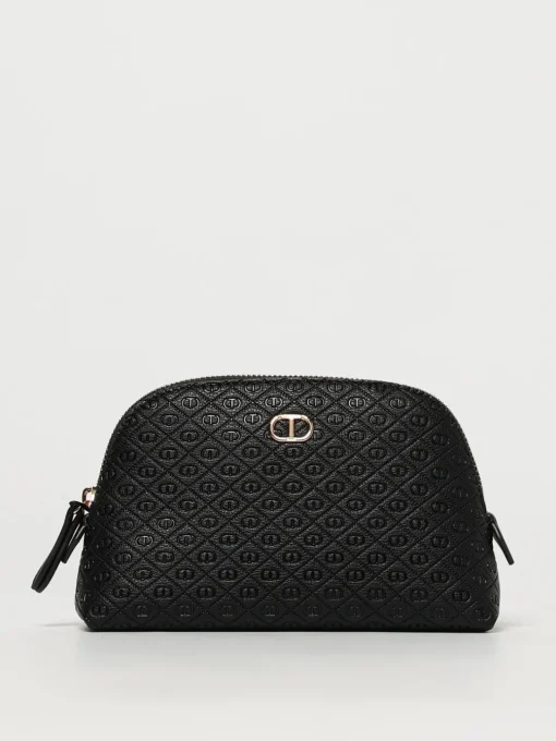 Beuty case Twinset in pelle sintetica goffrata