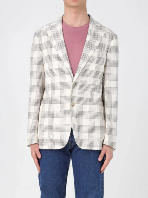 Blazer a monopetto a quadri Manuel Ritz