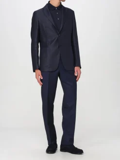 Blazer a monopetto Zegna in misto lana