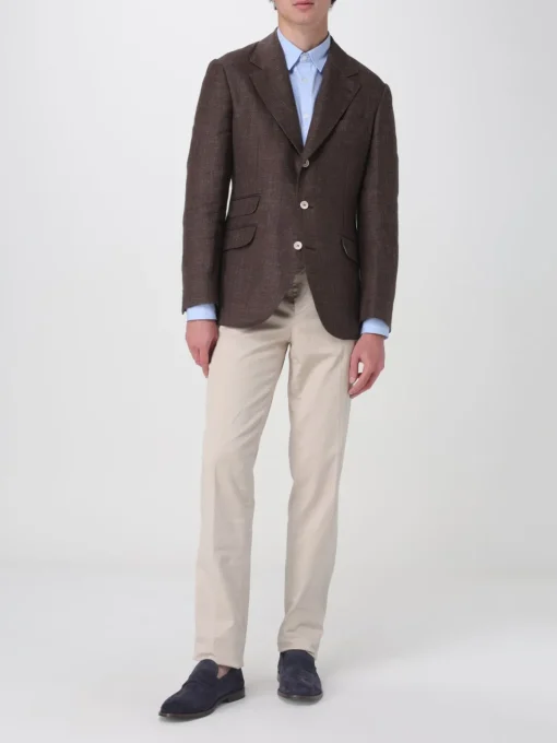 Blazer Brunello Cucinelli in lino e lana