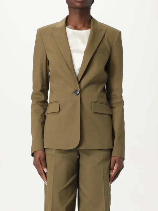 Blazer classico Pinko in lino e viscosa