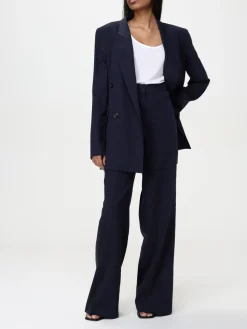 Blazer doppiopetto Boss in misto viscosa