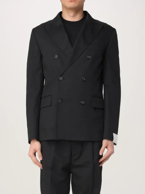 Blazer doppiopetto Paolo Pecora in misto lana