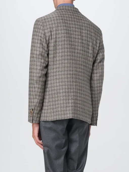 Blazer Etro in misto lana check